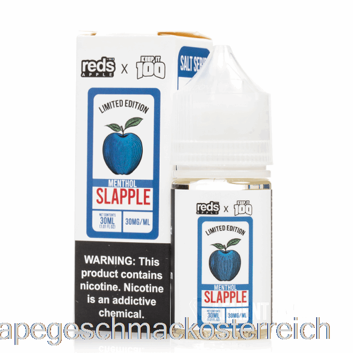 Slapple Menthol – 7 Daze X Keep It 100 Salze – 30 Ml 30 Mg Vape-Geschmack